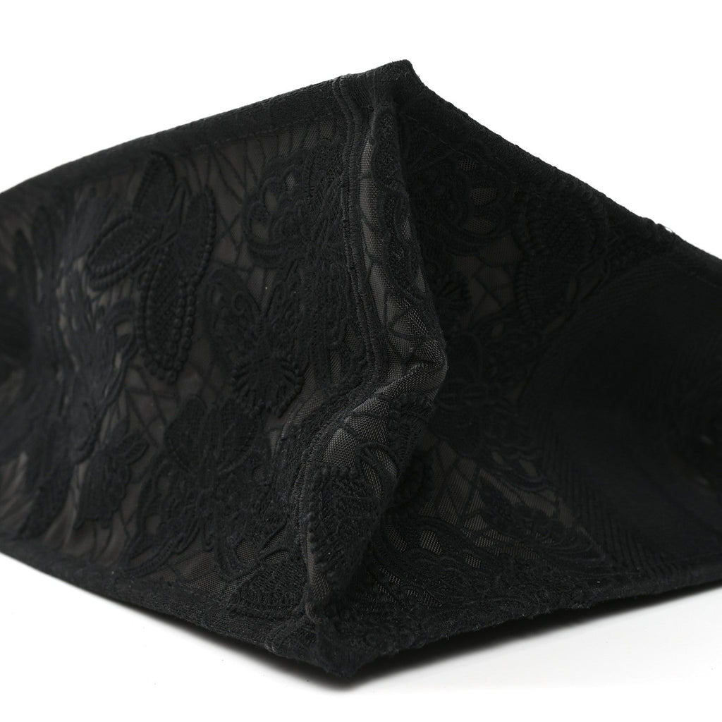 Embroidered 3D Macrame D-Lace Butterfly Large Book Tote Black Multicolor £¨ Direct shipment via from wholesalehk.shop