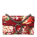 Calfskin Blooms Print Small Dionysus Shoulder Bag Romantic Cherry Multicolor wholesalehk.shop