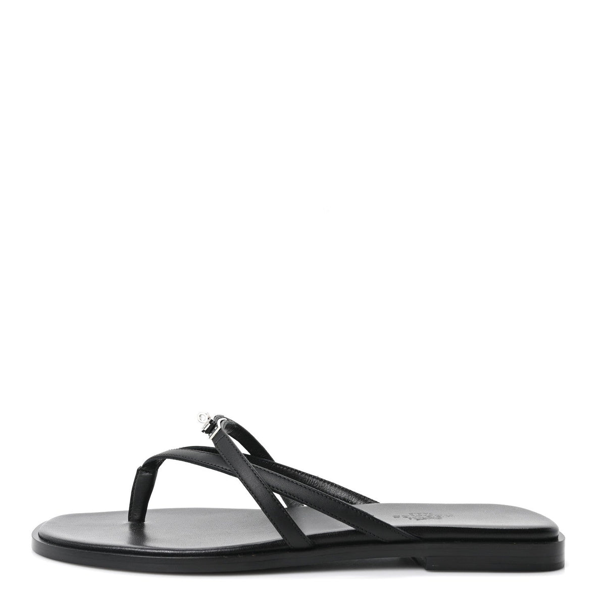 Calfskin Miss Sandals 39 Black wholesalehk.shop
