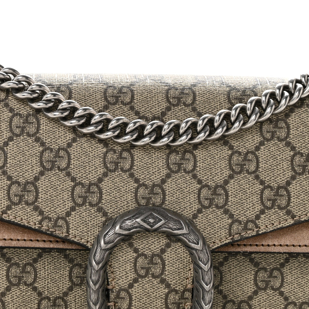 GG Supreme Monogram Small Dionysus Shoulder Bag Taupe wholesalehk.shop