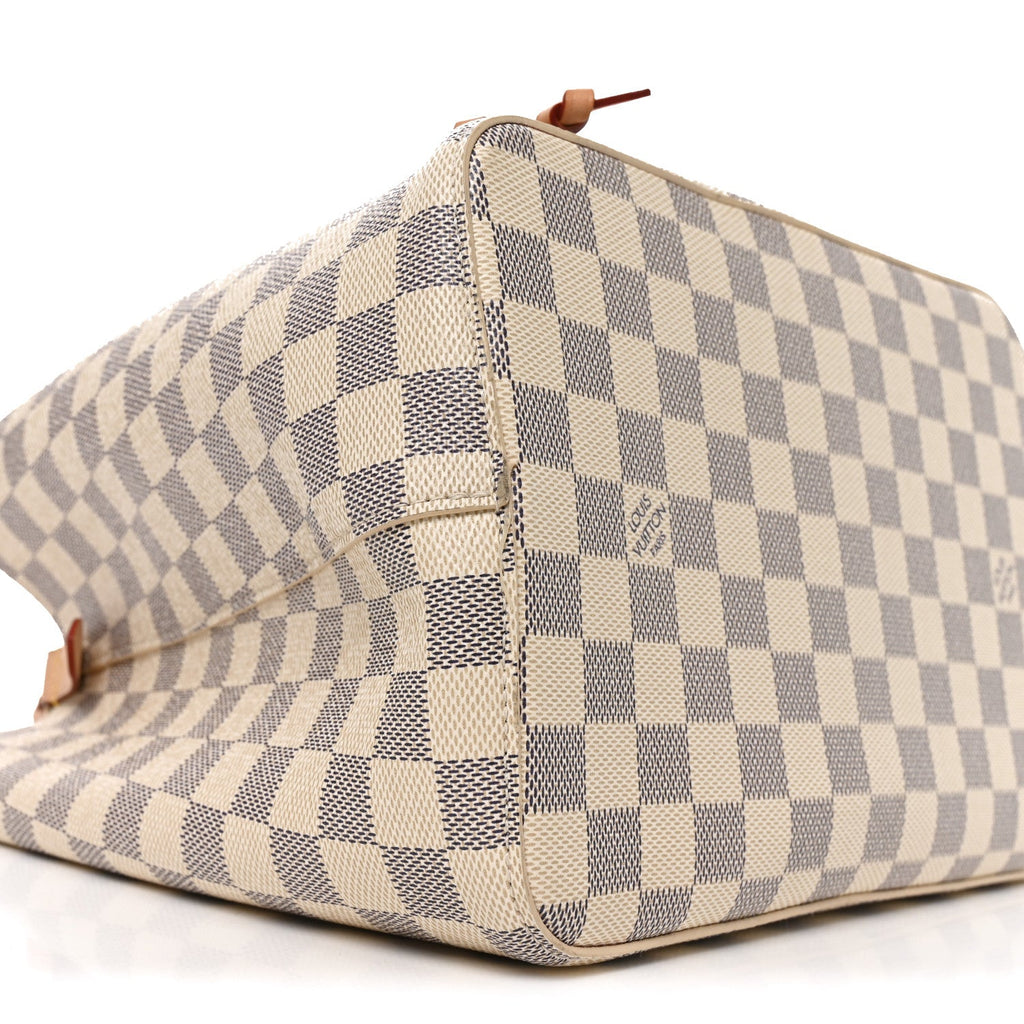Damier Azur Braided Neonoe MM Peach Cream £¨ Direct shipment via from wholesalehk.shop