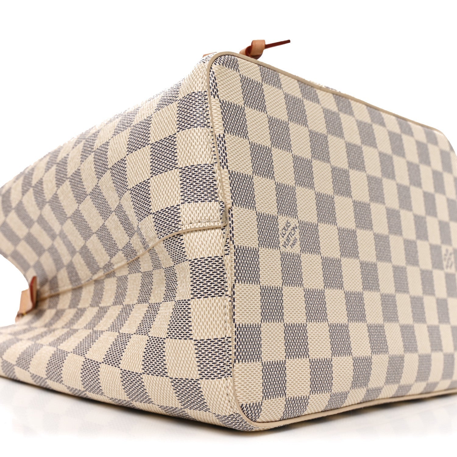 Damier Azur Braided Neonoe MM Peach Cream £¨ Direct shipment via from wholesalehk.shop
