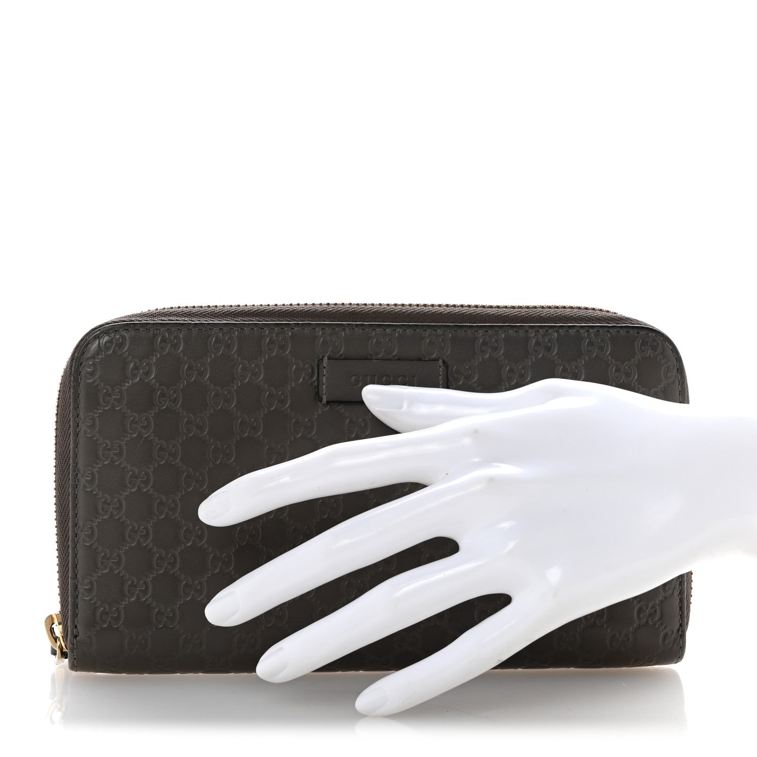 Microguccissima Zip Around Wallet Grey £¨ Direct shipment via from wholesalehk.shop