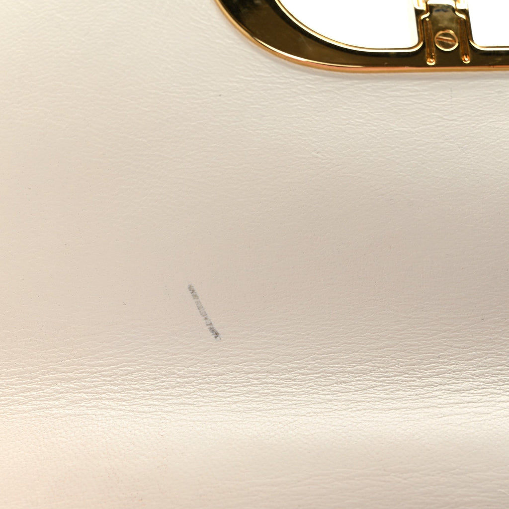 Calfskin Cannage Small Caro Bag Ivory wholesalehk.shop