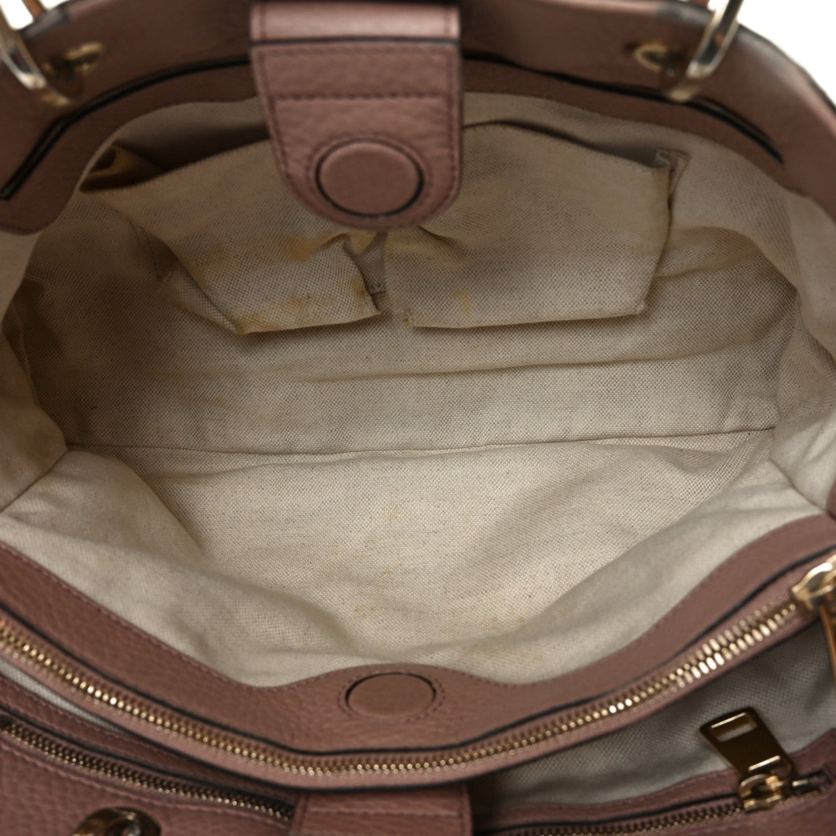 Pebbled Calfskin Medium Bamboo Shopper Tote Dark Cipria wholesalehk.shop