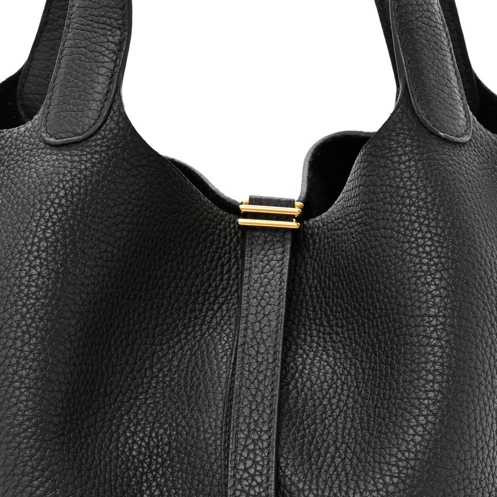 Taurillon Clemence Picotin Lock 22 MM Black £¨ Direct shipment via from wholesalehk.shop