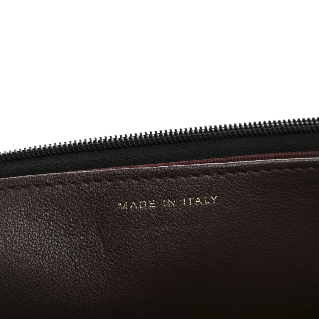 Lambskin Quilted Wallet On Chain WOC Black wholesalehk.shop