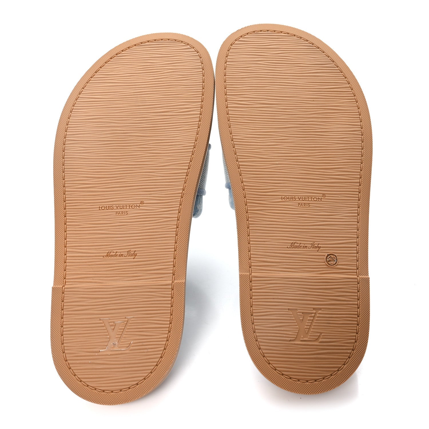 Monogram Denim LV Bliss Womens Comfort Mules 39 Turquoise £¨ Direct shipment via from wholesalehk.shop