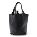 Taurillon Clemence Picotin Lock 18 PM Bleu Indigo £¨ Direct shipment via from wholesalehk.shop