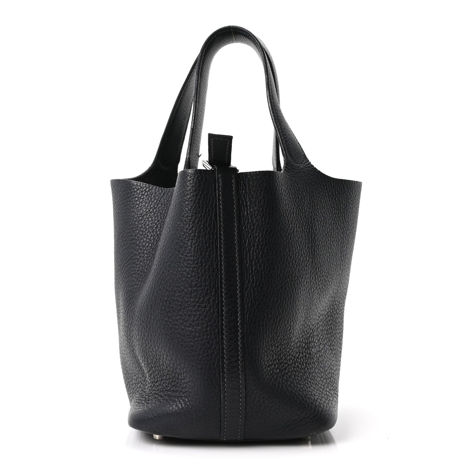 Taurillon Clemence Picotin Lock 18 PM Bleu Indigo £¨ Direct shipment via from wholesalehk.shop