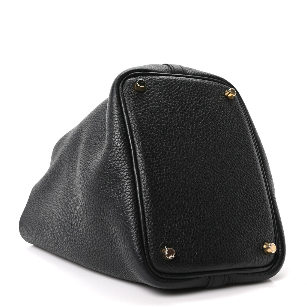 Taurillon Clemence Picotin Lock 18 PM Black £¨ Direct shipment via from wholesalehk.shop
