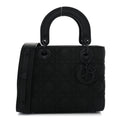 Ultra Matte Calfskin Cannage Small My ABCDior Lady Dior Black wholesalehk.shop