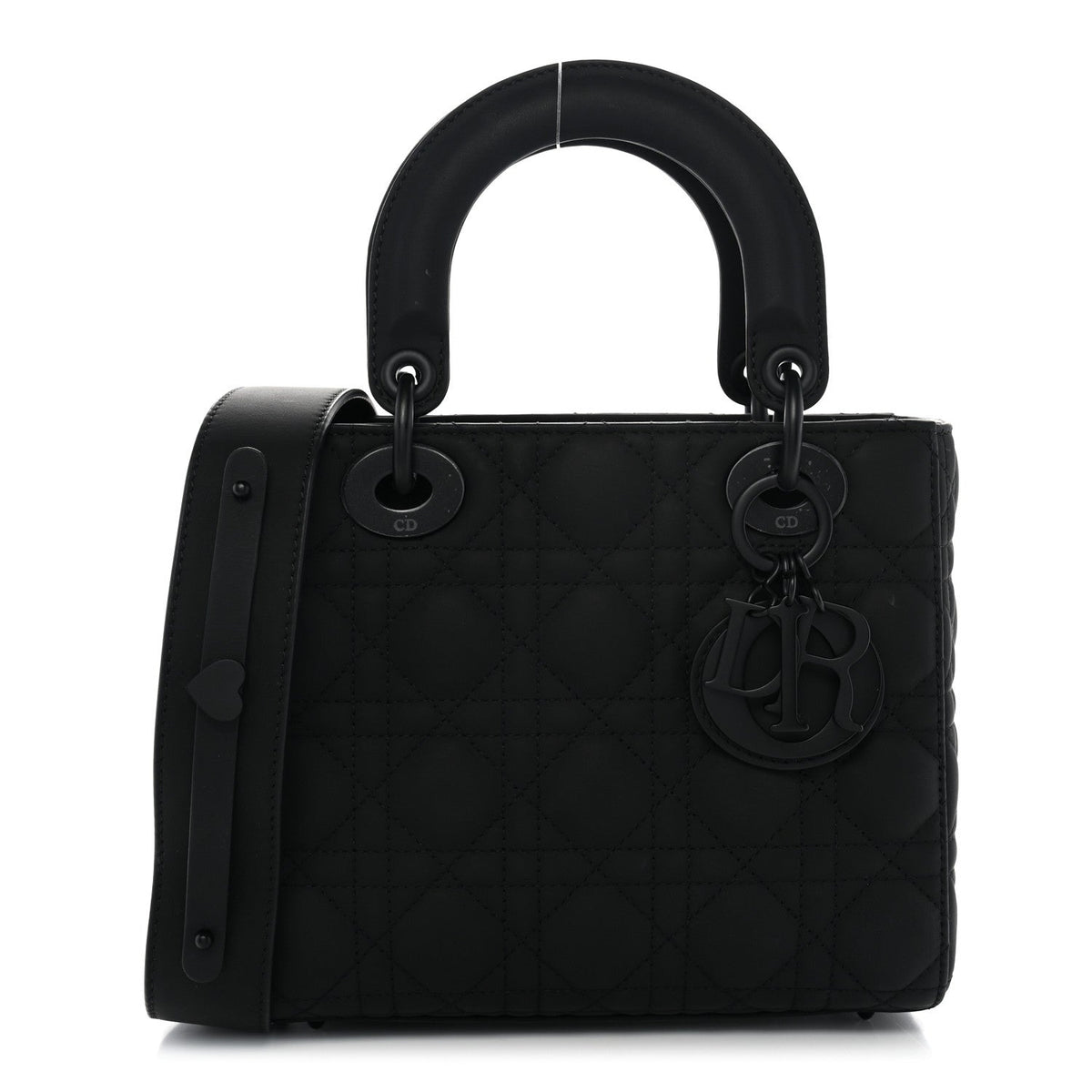 Ultra Matte Calfskin Cannage Small My ABCDior Lady Dior Black wholesalehk.shop