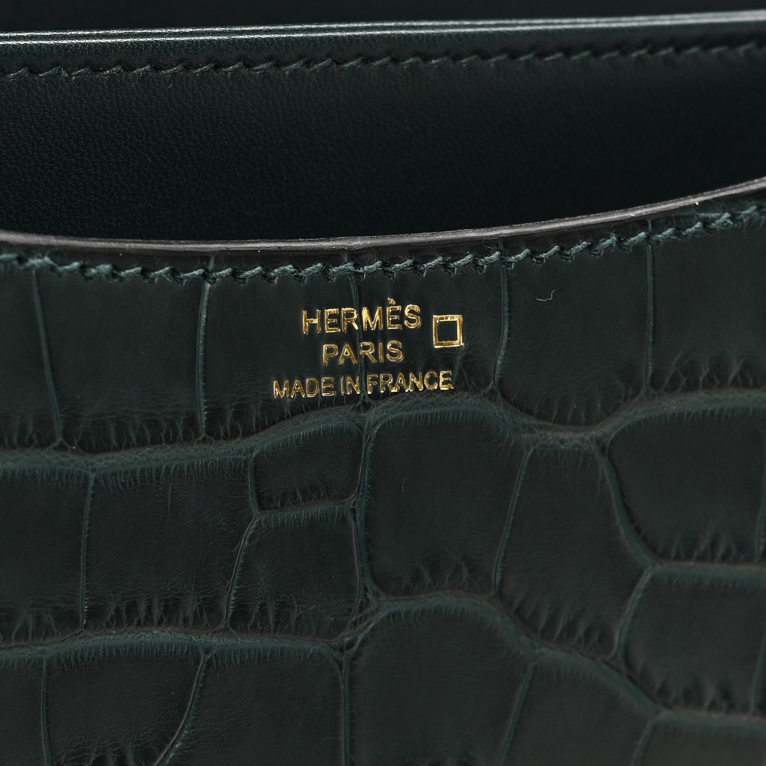 Matte Alligator Constance 18 Vert Cypress £¨ Direct shipment via from wholesalehk.shop