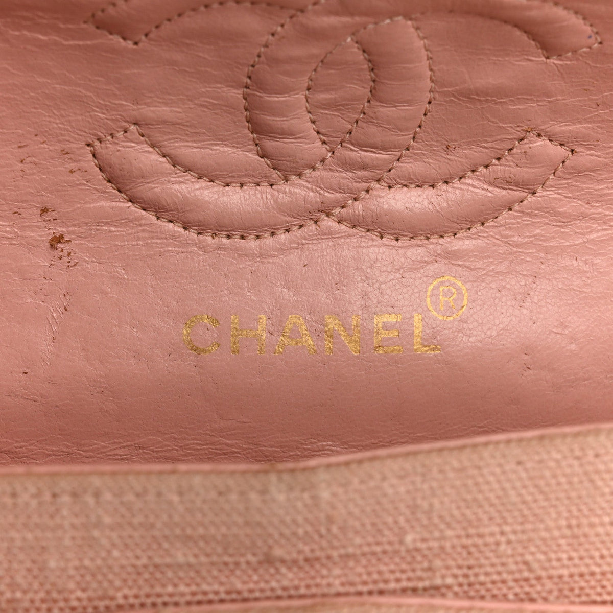 Canvas Quilted Small Double Flap Light Pink wholesalehk.shop
