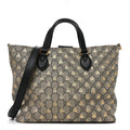 Soft GG Supreme Monogram Bees Small Crossbody Tote Beige Oro Black wholesalehk.shop