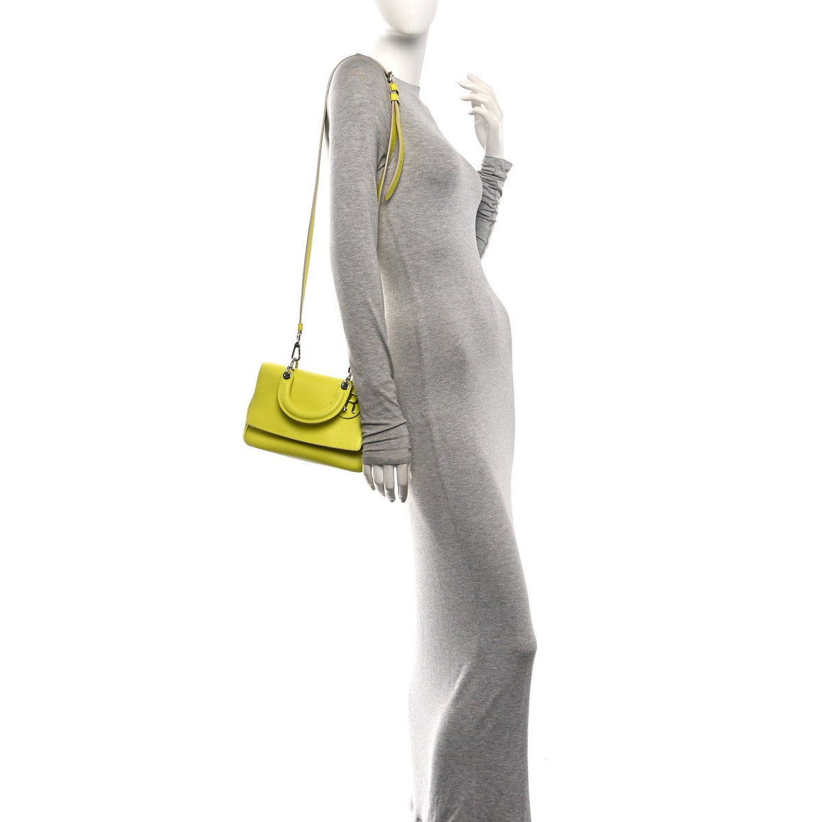 Bullcalf Mini Be Dior Flap Vert Acide wholesalehk.shop