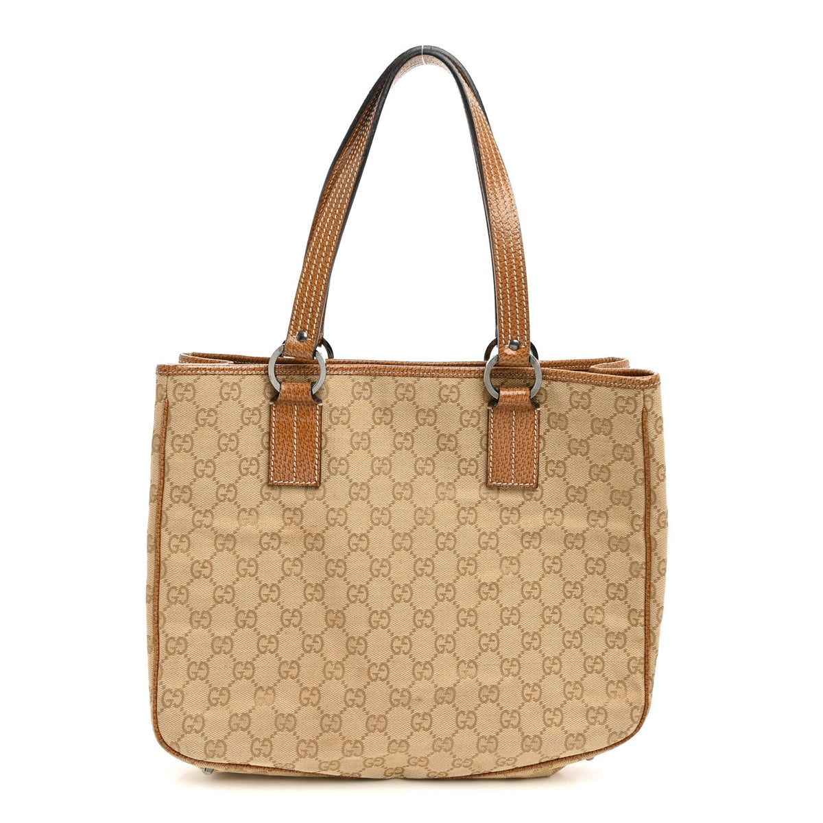 Monogram Large Tote Dark Brown wholesalehk.shop