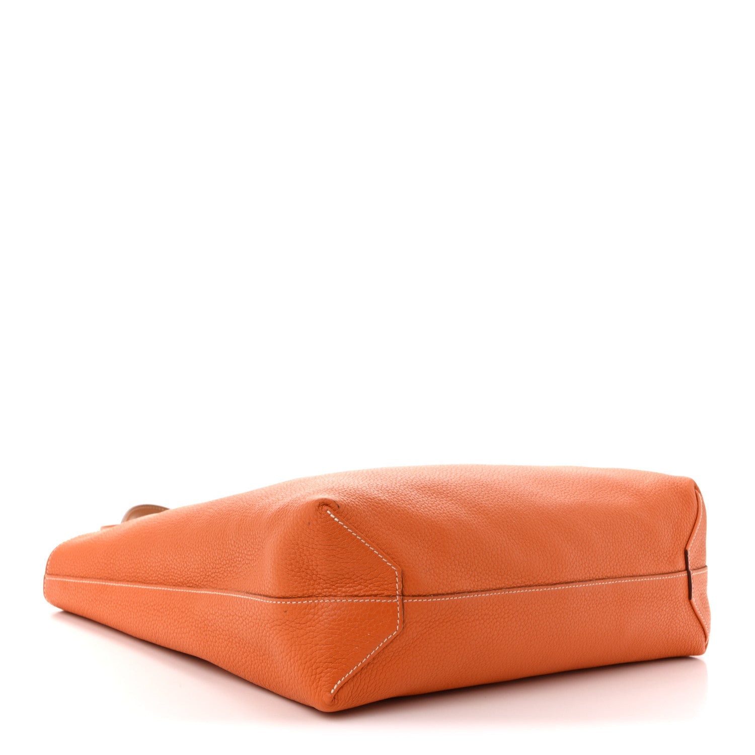 Taurillon Clemence Double Sens 45 Reversible Tote Orange Gold £¨ Direct shipment via from wholesalehk.shop