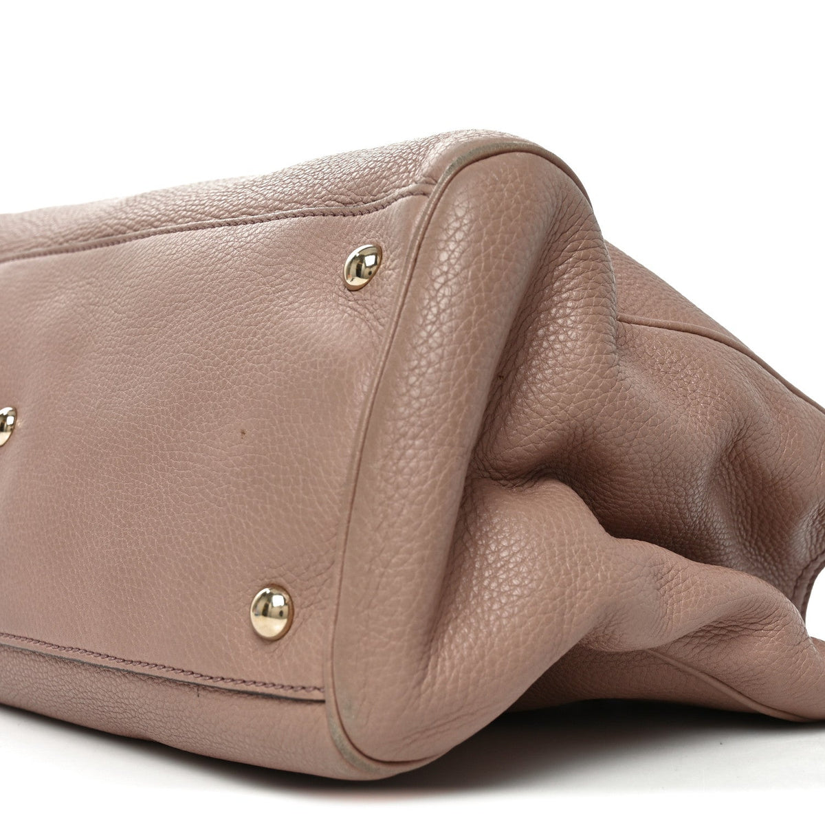 Pebbled Calfskin Medium Bamboo Shopper Tote Dark Cipria wholesalehk.shop