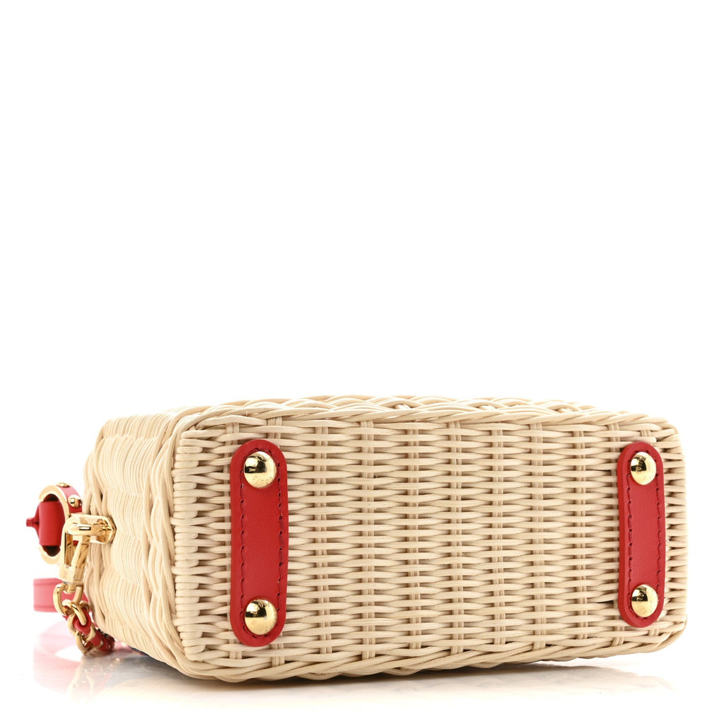 LV X TM Rattan Denim Calfskin Cerises Capucines Mini £¨ Direct shipment via from wholesalehk.shop