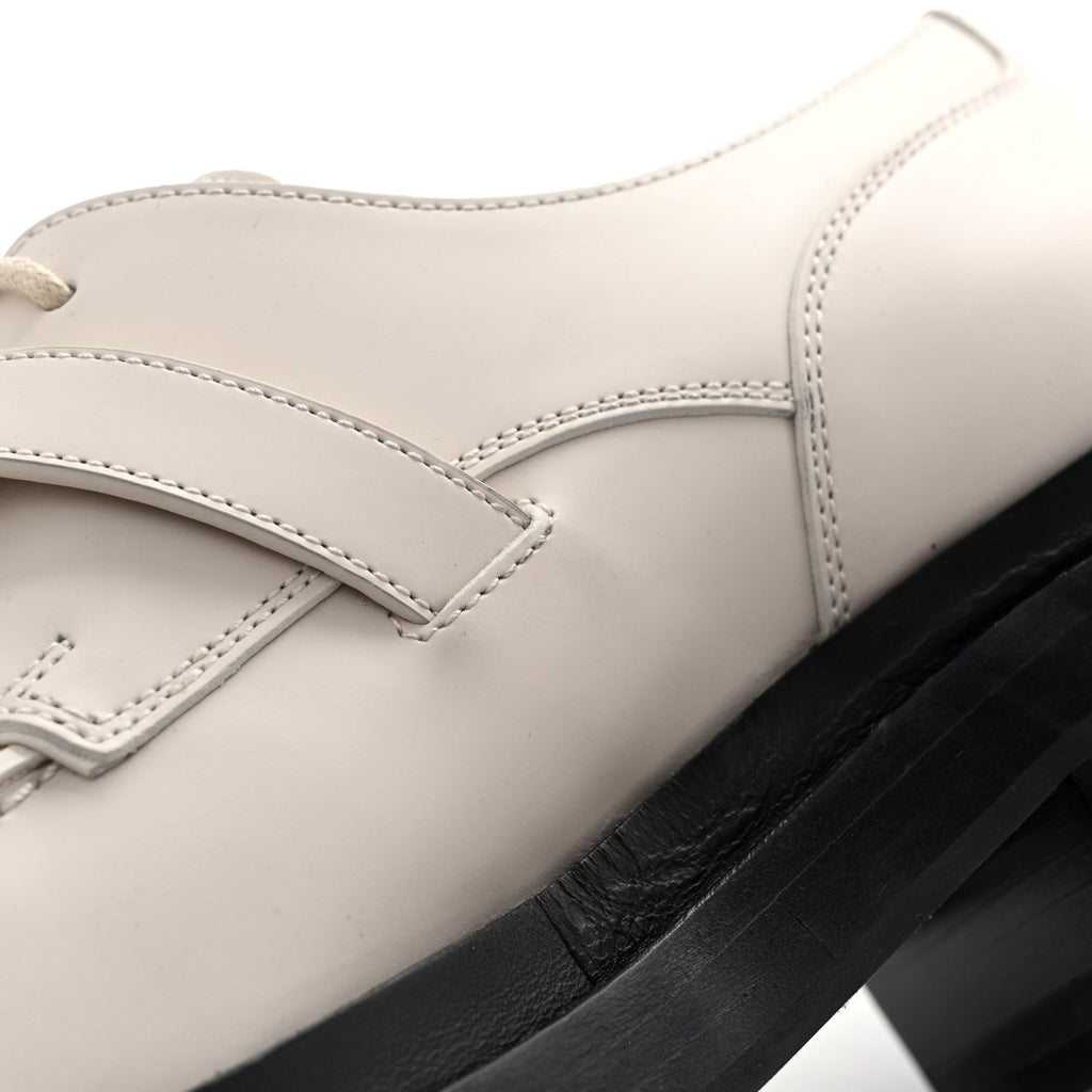 Glossed Calfskin First Derby 36.5 Beige Glaise wholesalehk.shop