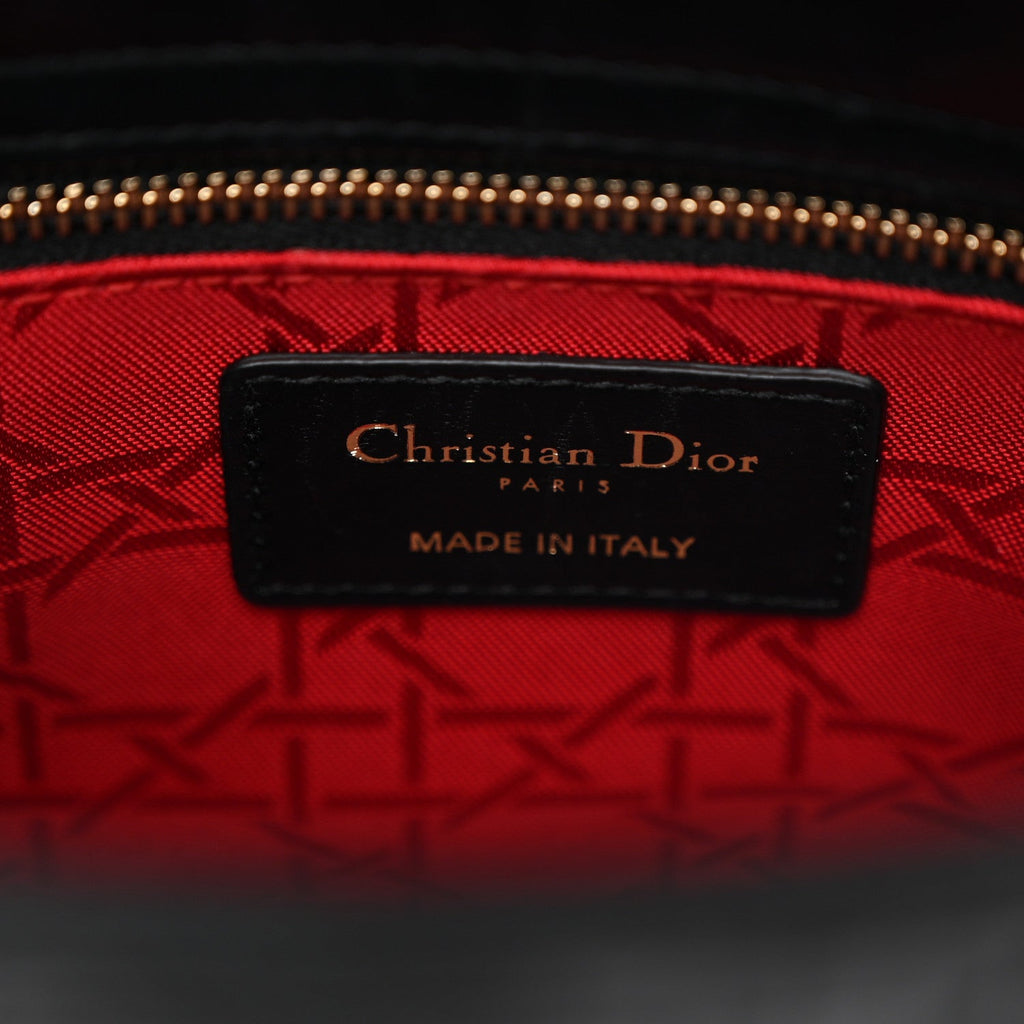 Lambskin Cannage Small My ABCDior Lady Dior Black wholesalehk.shop