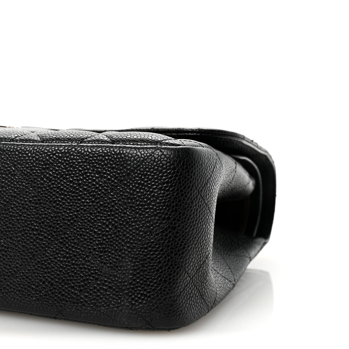 Caviar Quilted Jumbo Double Flap Black wholesalehk.shop