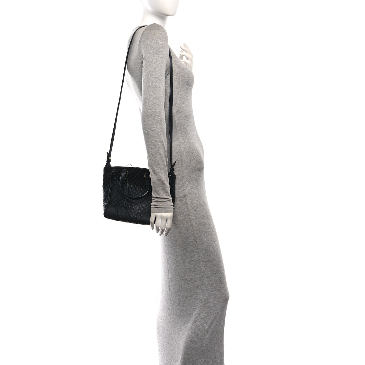 Microguccissima Small Bree Tote Black £¨ Direct shipment via from wholesalehk.shop