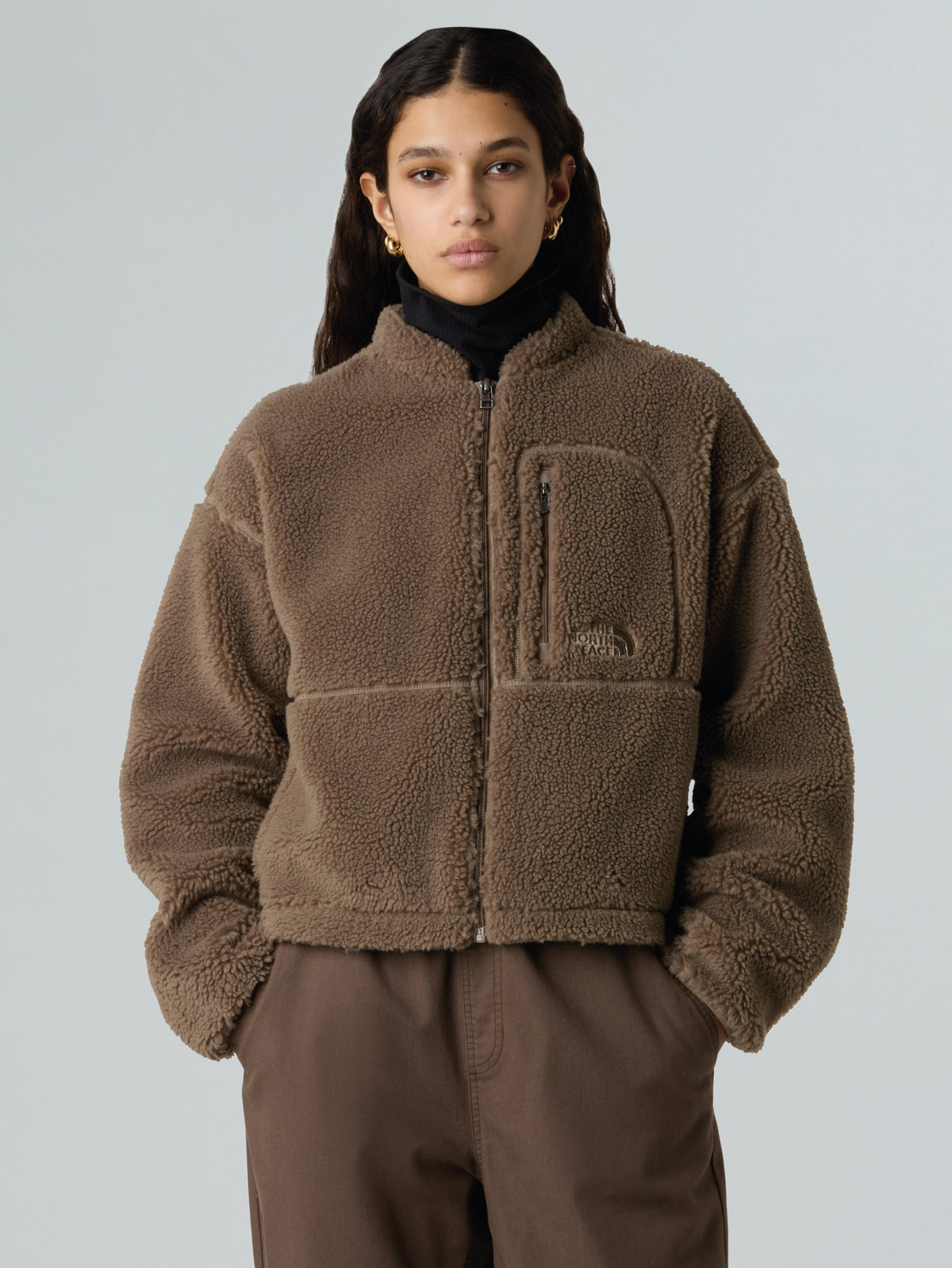 2026 New Arrival Pile Extreme Donna a Pelo Lungo Marrone Moca wholesalehk.shop