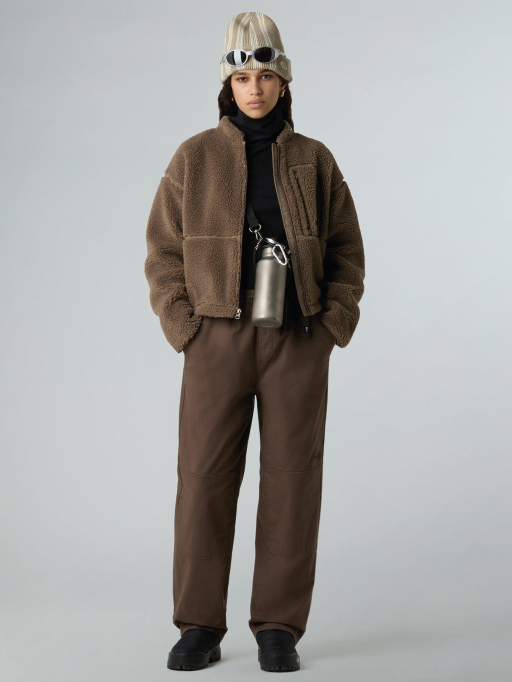 2026 New Arrival Pile Extreme Donna a Pelo Lungo Marrone Moca wholesalehk.shop