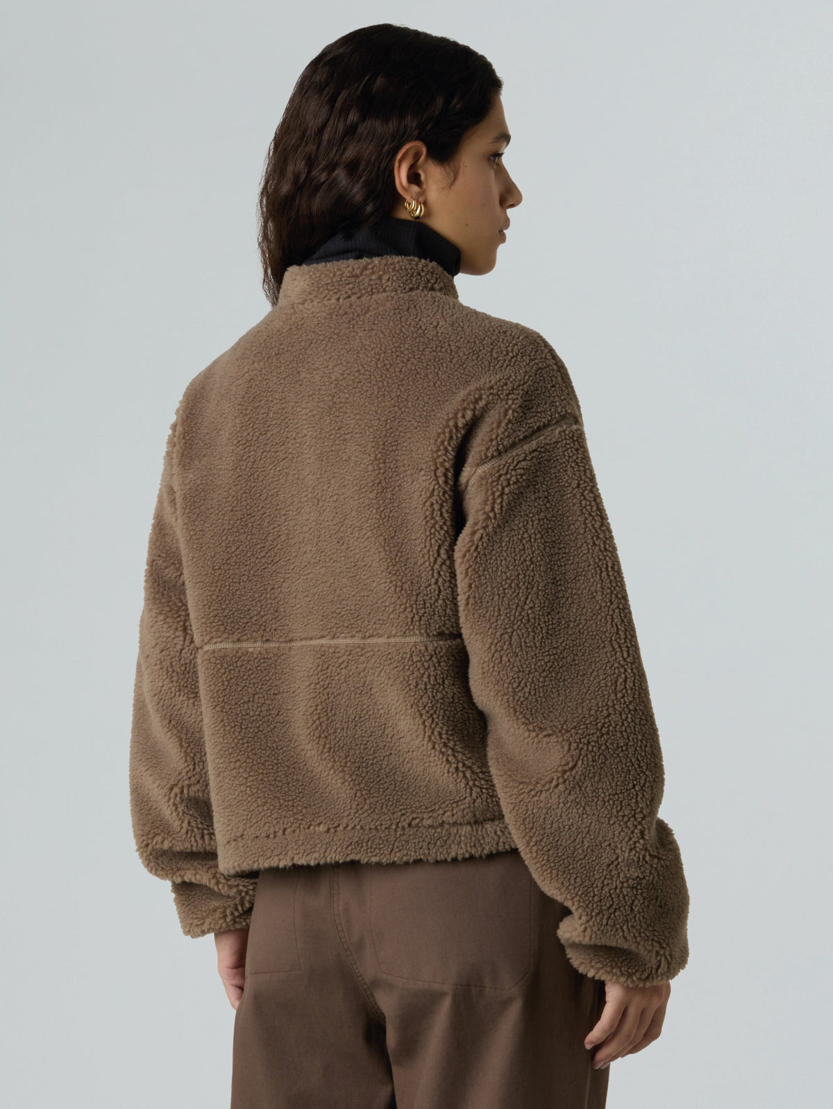 2026 New Arrival Pile Extreme Donna a Pelo Lungo Marrone Moca wholesalehk.shop