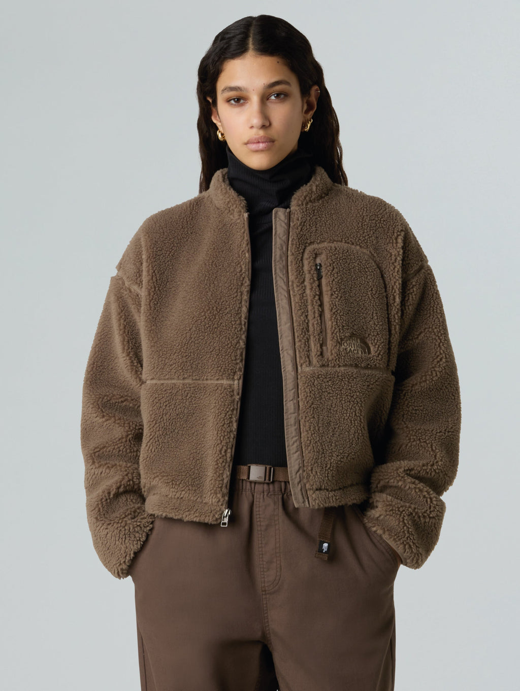 2026 New Arrival Pile Extreme Donna a Pelo Lungo Marrone Moca wholesalehk.shop