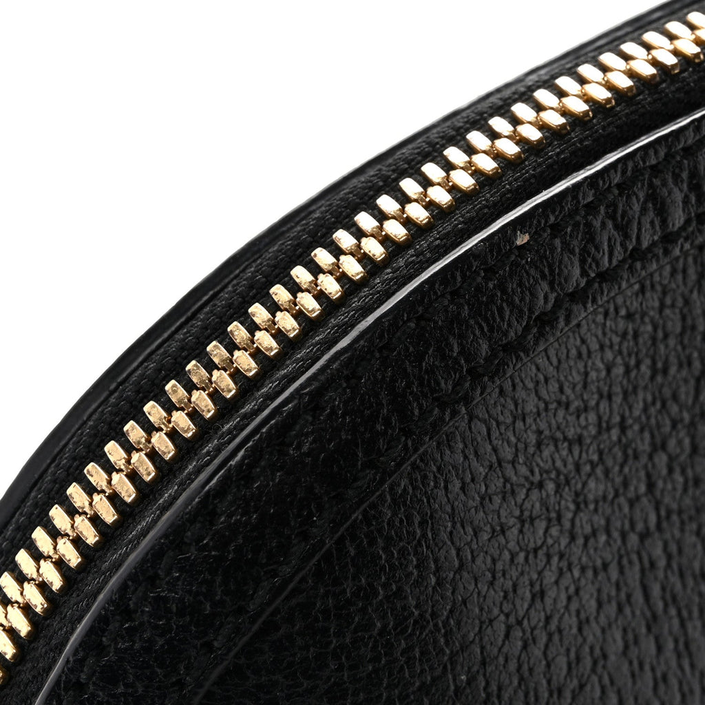 Calfskin GG Web Small Ophidia Dome Shoulder Bag Black wholesalehk.shop