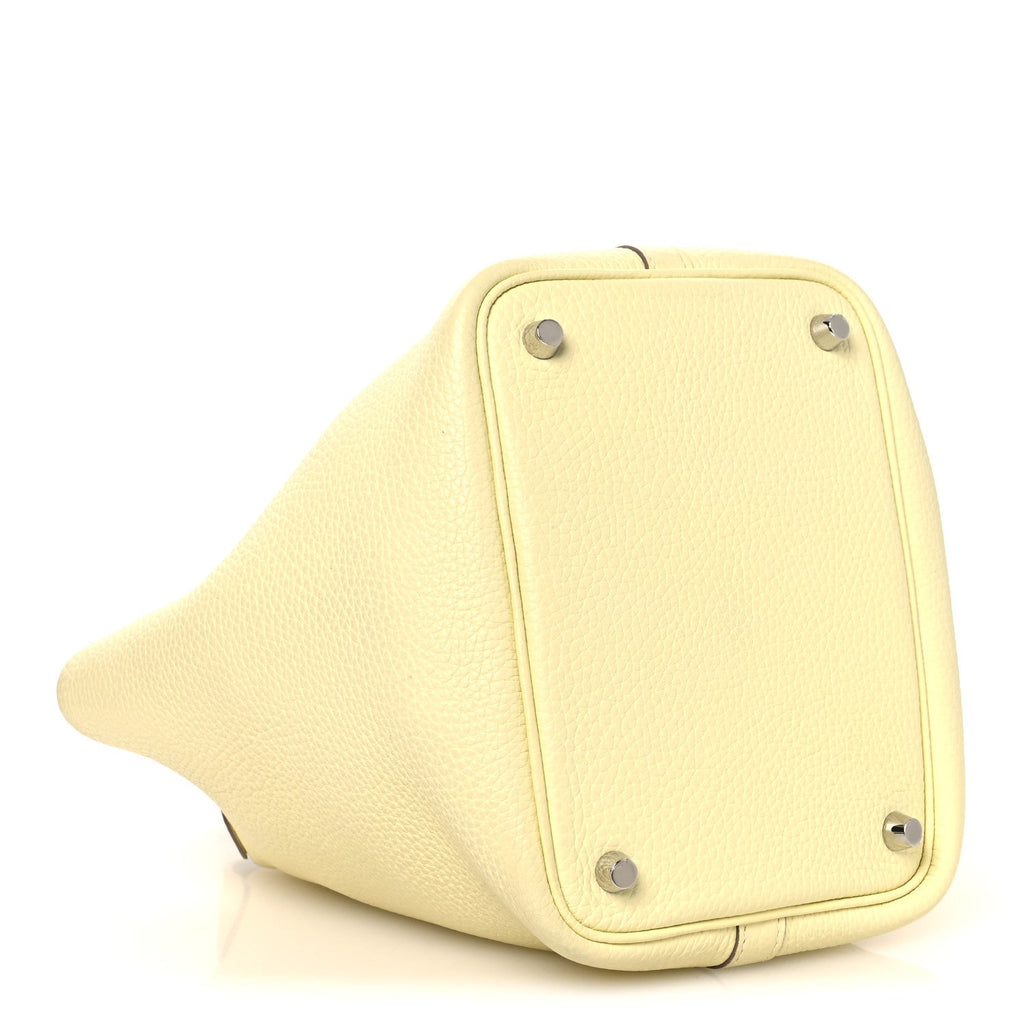 Taurillon Clemence Swift Eclat Picotin Lock 18 PM Jaune Milton Vert Vertigo £¨ Direct shipment via from wholesalehk.shop