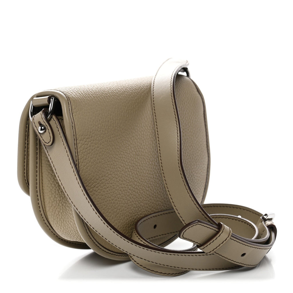 Grained Calfskin Mini Gallop Bag With Strap Beige wholesalehk.shop