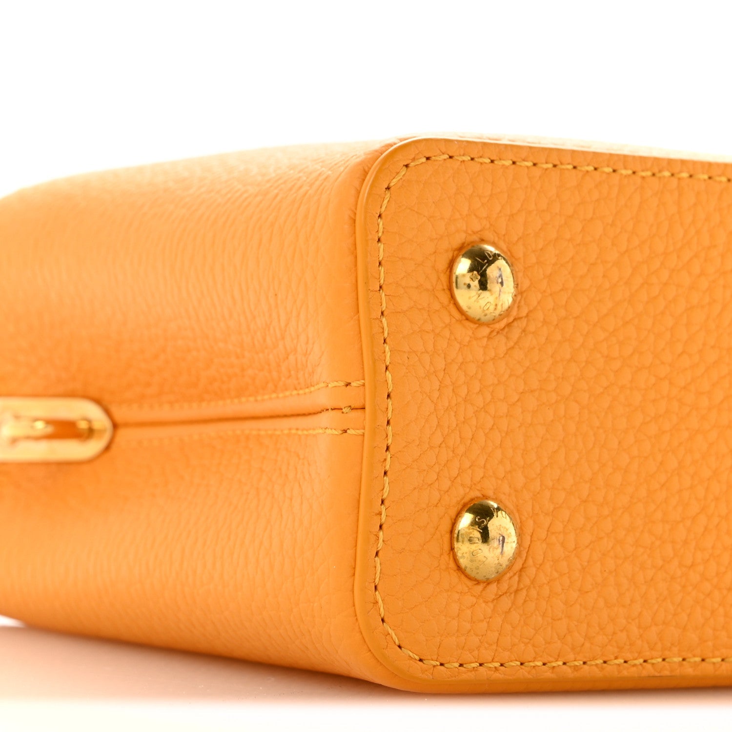 Taurillon Mini Capucines Sunbeam Yellow £¨ Direct shipment via from wholesalehk.shop