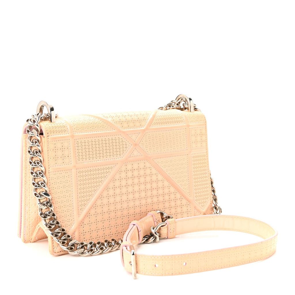 Patent Micro-Cannage Small Diorama Flap Bag Rose ¡§ Direct shipment via from wholesalehk.shop