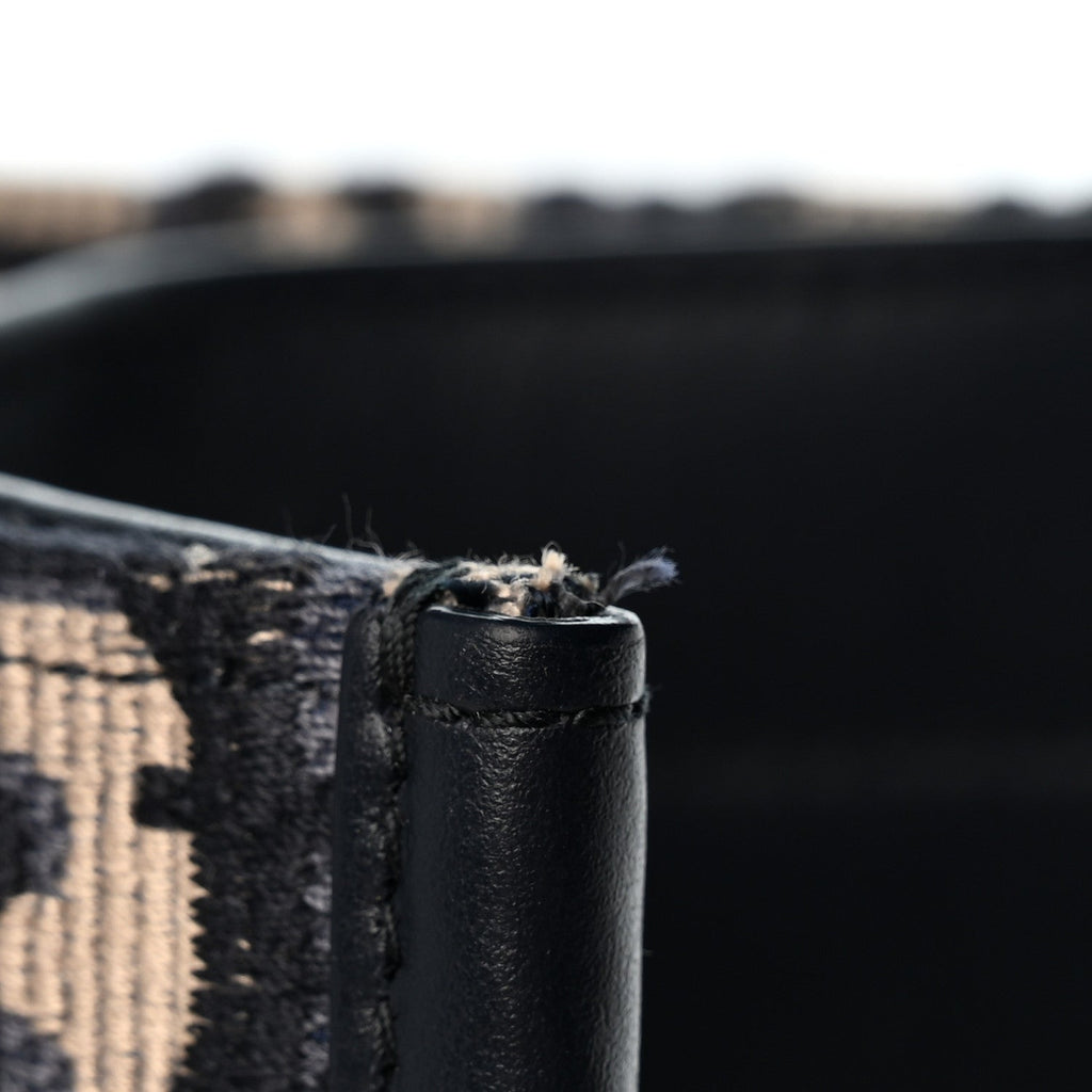 Oblique Calfskin Medium Book Tote With Strap Blue Multicolor £¨ Direct shipment via from wholesalehk.shop