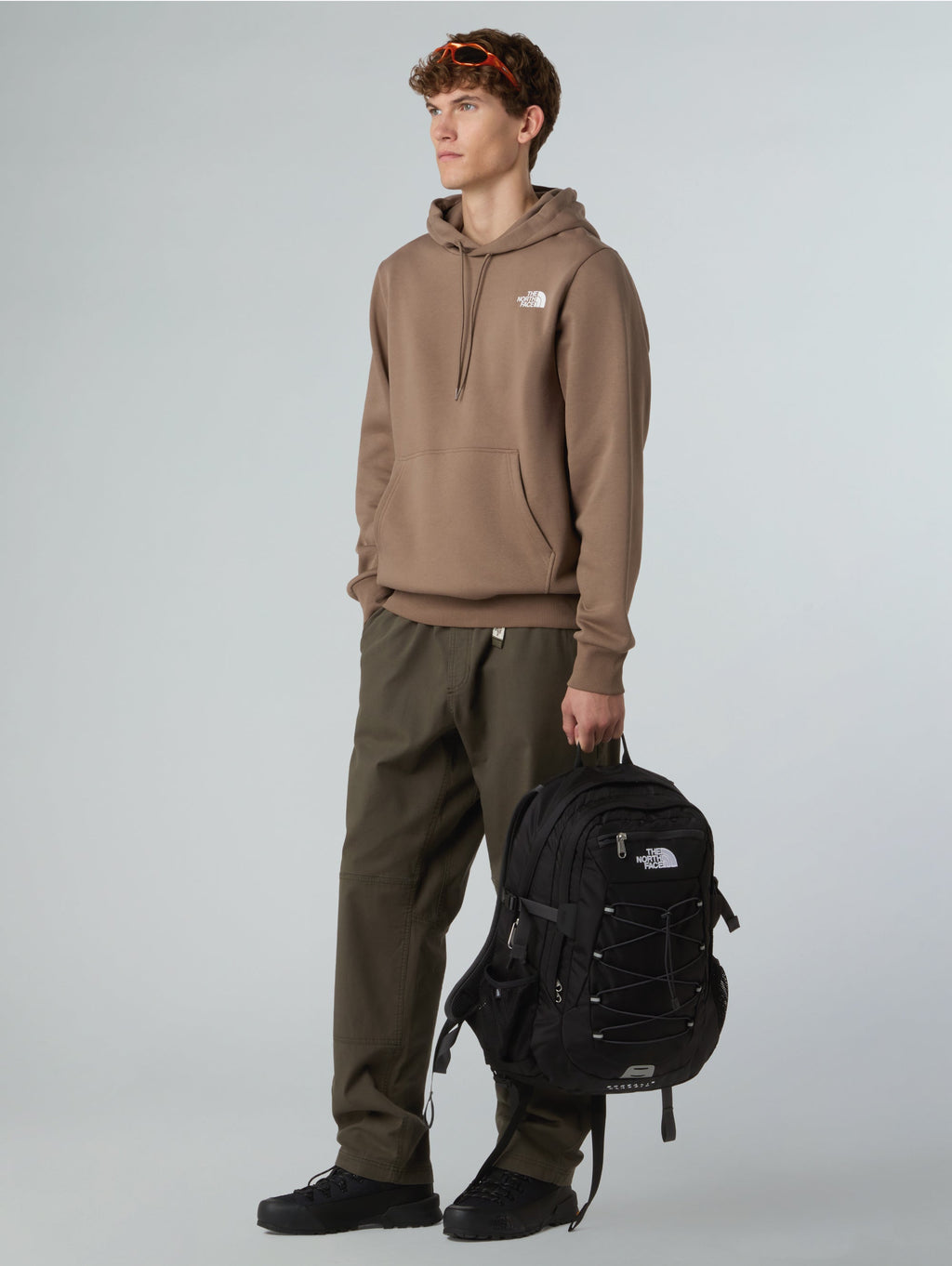 2026 New Arrival Felpa con Cappuccio Simple Dome Marrone wholesalehk.shop