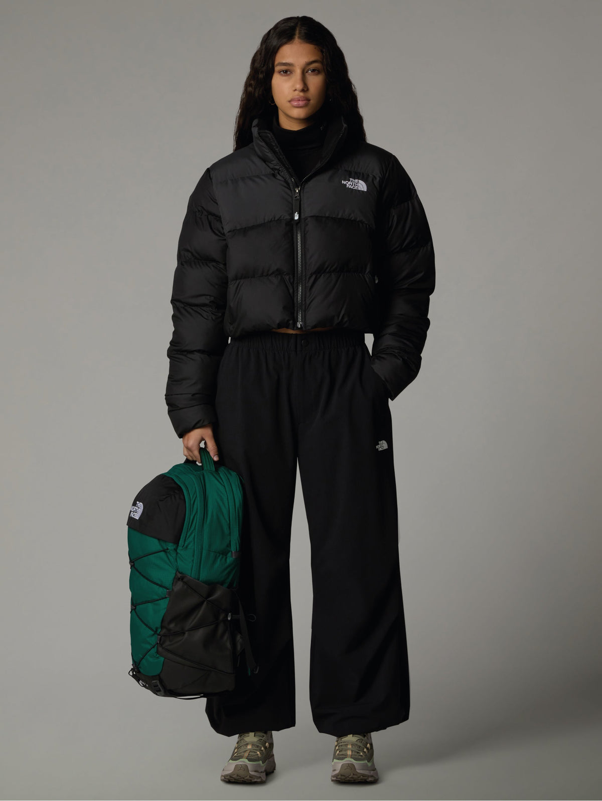 2026 New Arrival Piumino Corto Squadrato Saikuru Cropped Nero wholesalehk.shop