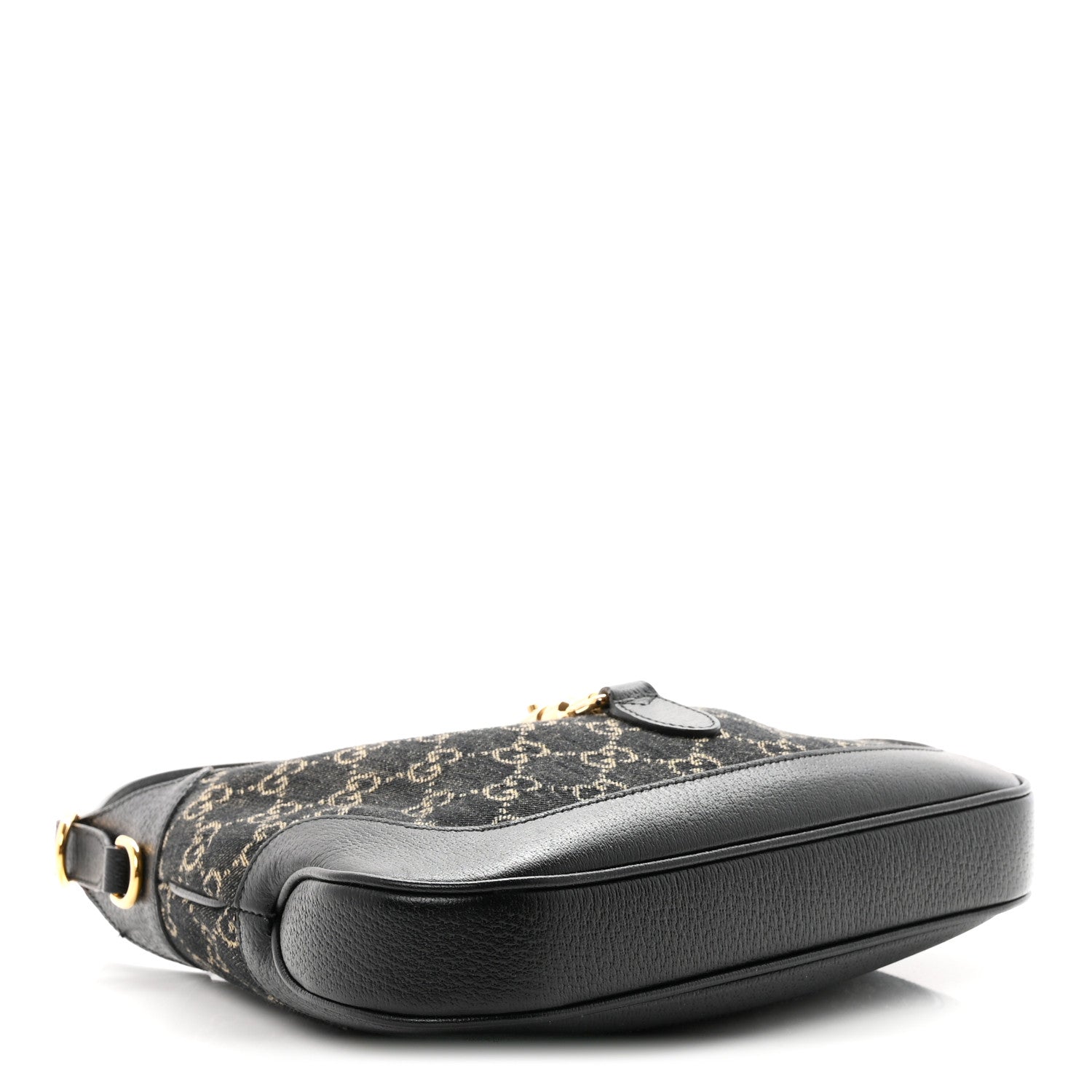 Jacquard Denim GG Monogram Small Jackie 1961 Hobo Black Ivory £¨ Direct shipment via from wholesalehk.shop