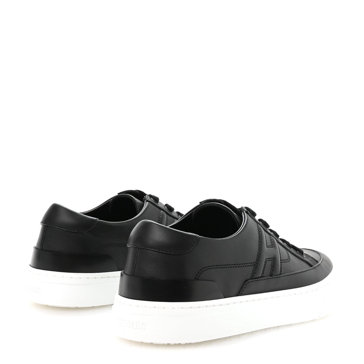 Calfskin Deep Sneakers 36 Black wholesalehk.shop