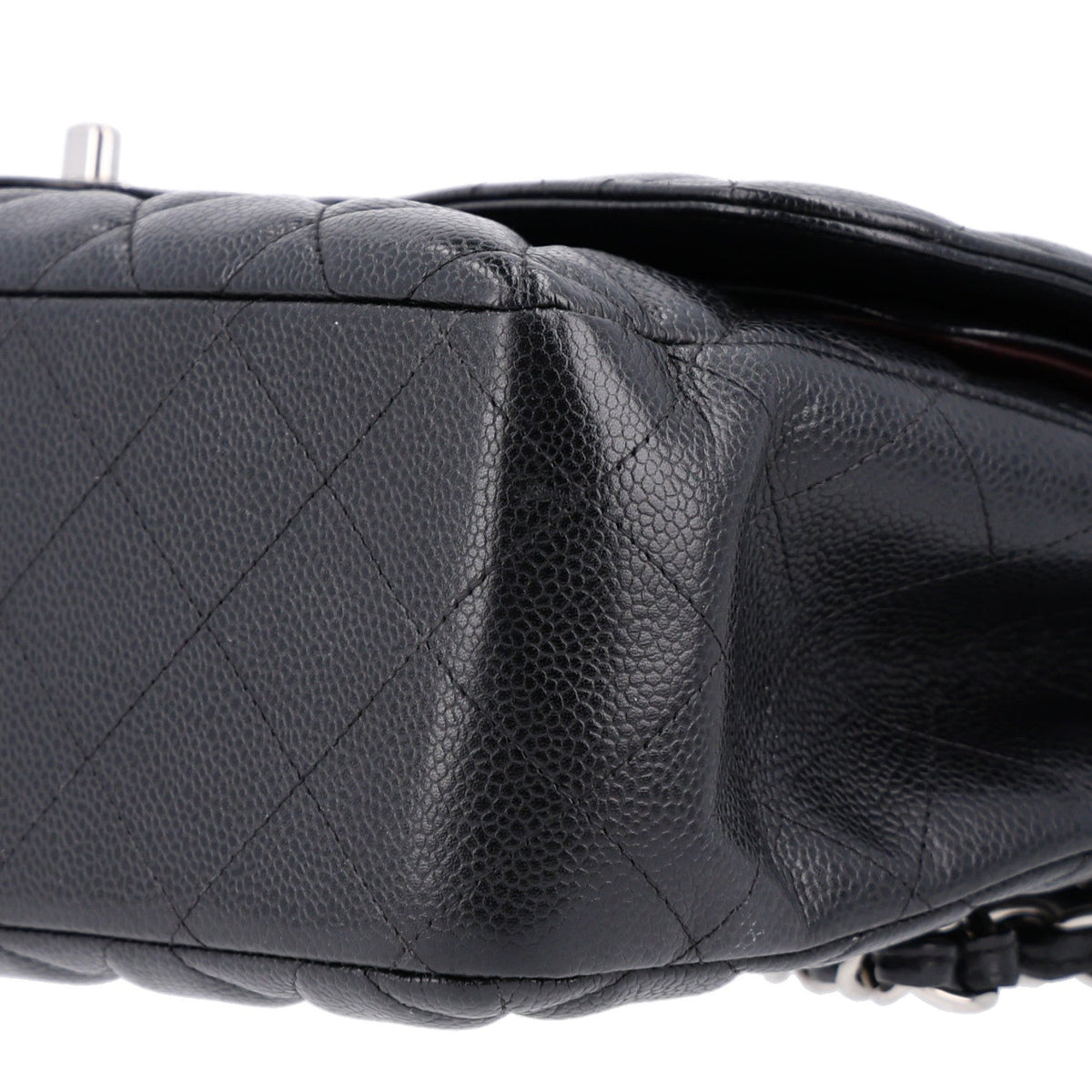 Caviar Quilted Jumbo Double Flap Black wholesalehk.shop