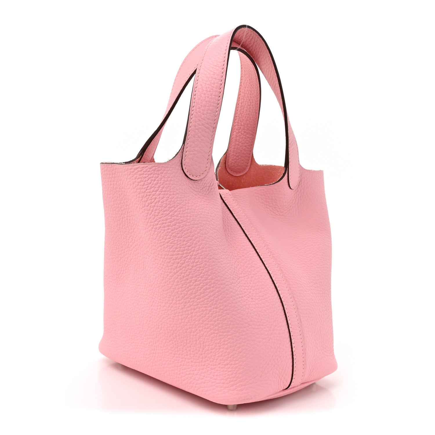 Taurillon Clemence Picotin Lock 18 PM Rose Sakura £¨ Direct shipment via from wholesalehk.shop