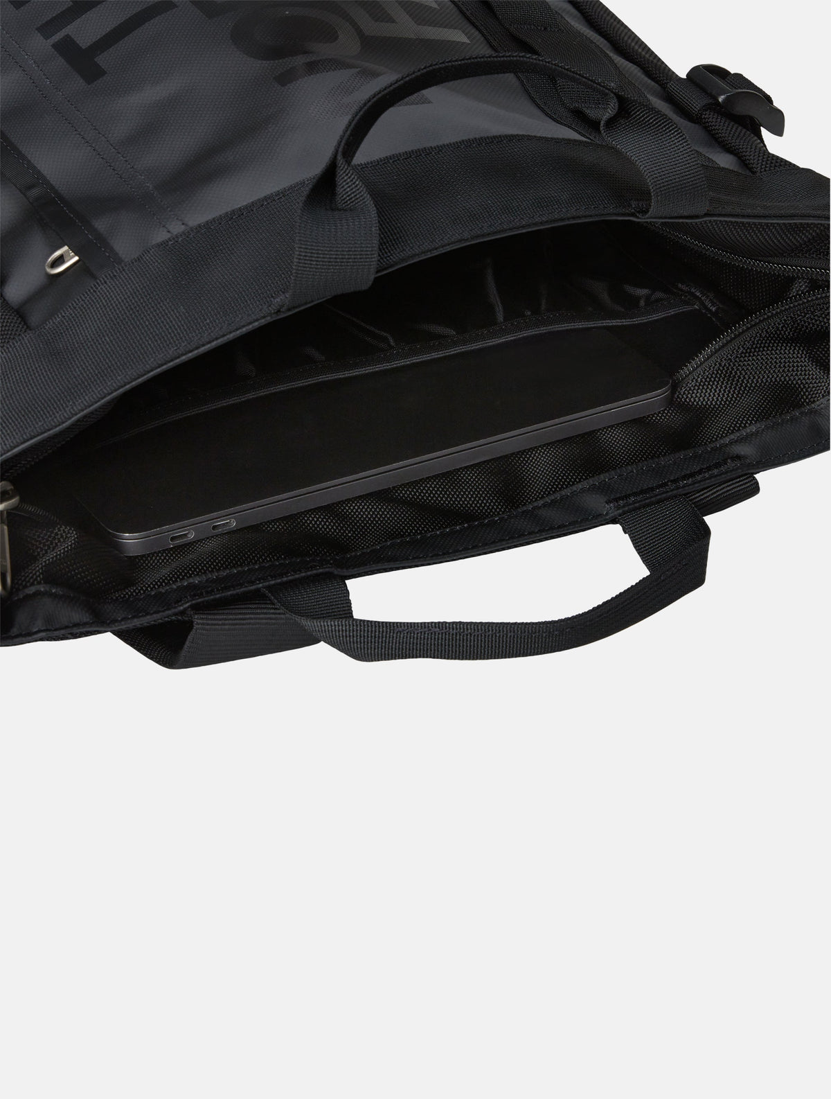 2026 New Arrival Tote Bag in Materiale Robusto Nero wholesalehk.shop