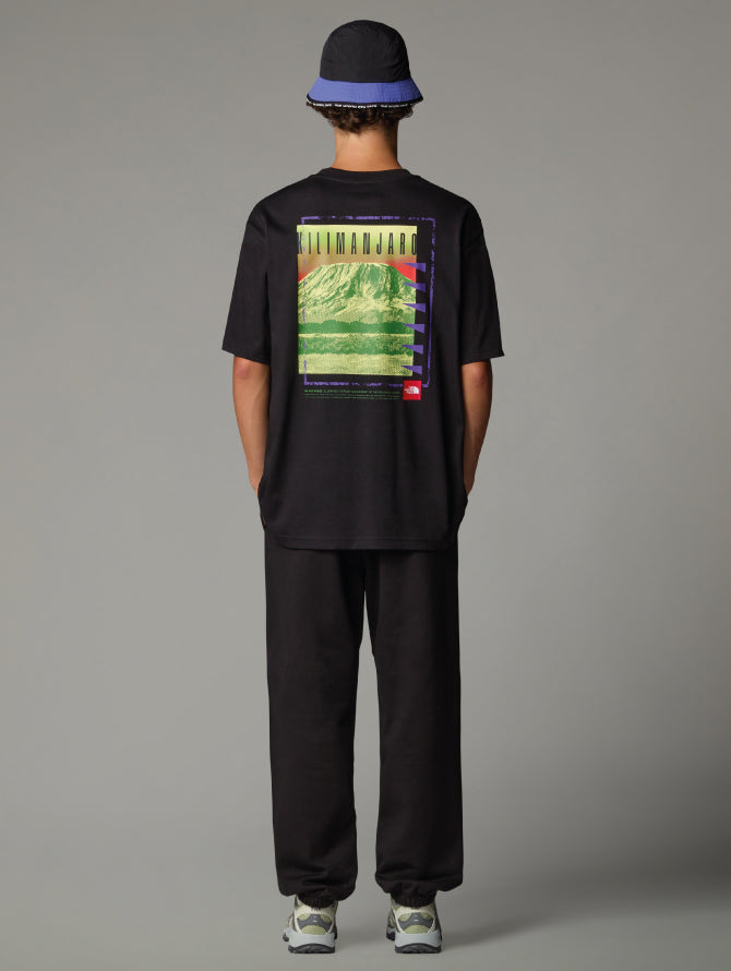 2026 New Arrival T-shirt Oversize con Stampa Nero wholesalehk.shop