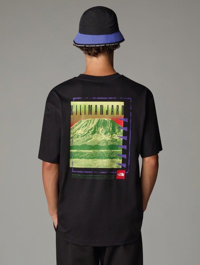 2026 New Arrival T-shirt Oversize con Stampa Nero wholesalehk.shop