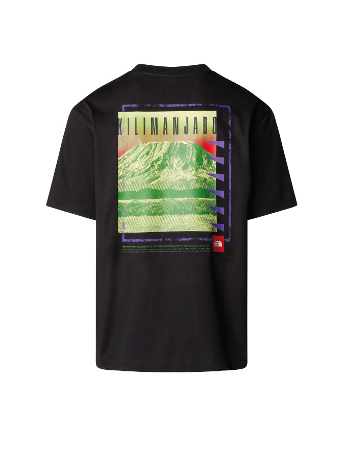 2026 New Arrival T-shirt Oversize con Stampa Nero wholesalehk.shop