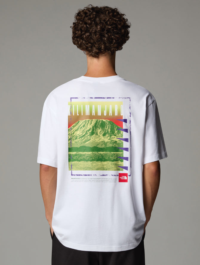 2026 New Arrival T-shirt Oversize con Stampa Bianco wholesalehk.shop